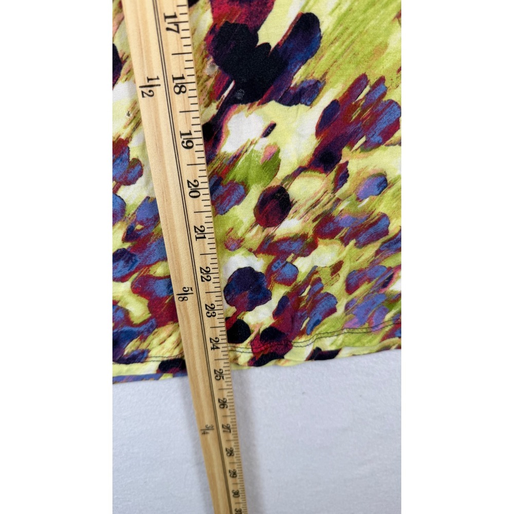 Simply Vera Vera Wang Floral Abstract Tank Top Sleeveless Stretch Size Small - Picture 5 of 5